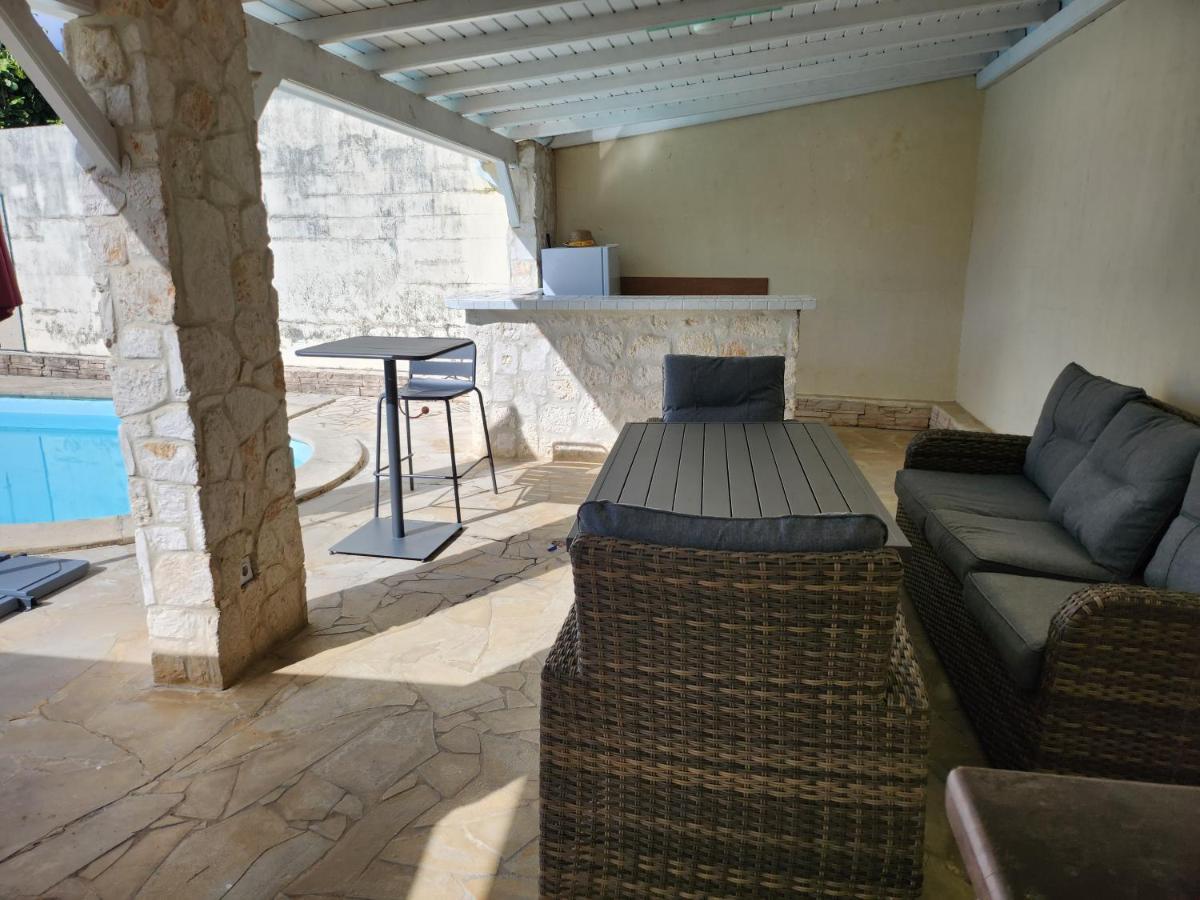 VILLA 6-10 PERS, VUE MER, Piscine Privée, PLAGE A PIEDS Le Gosier  Extérieur photo